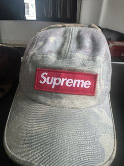Supreme Washed Out Camo Cap