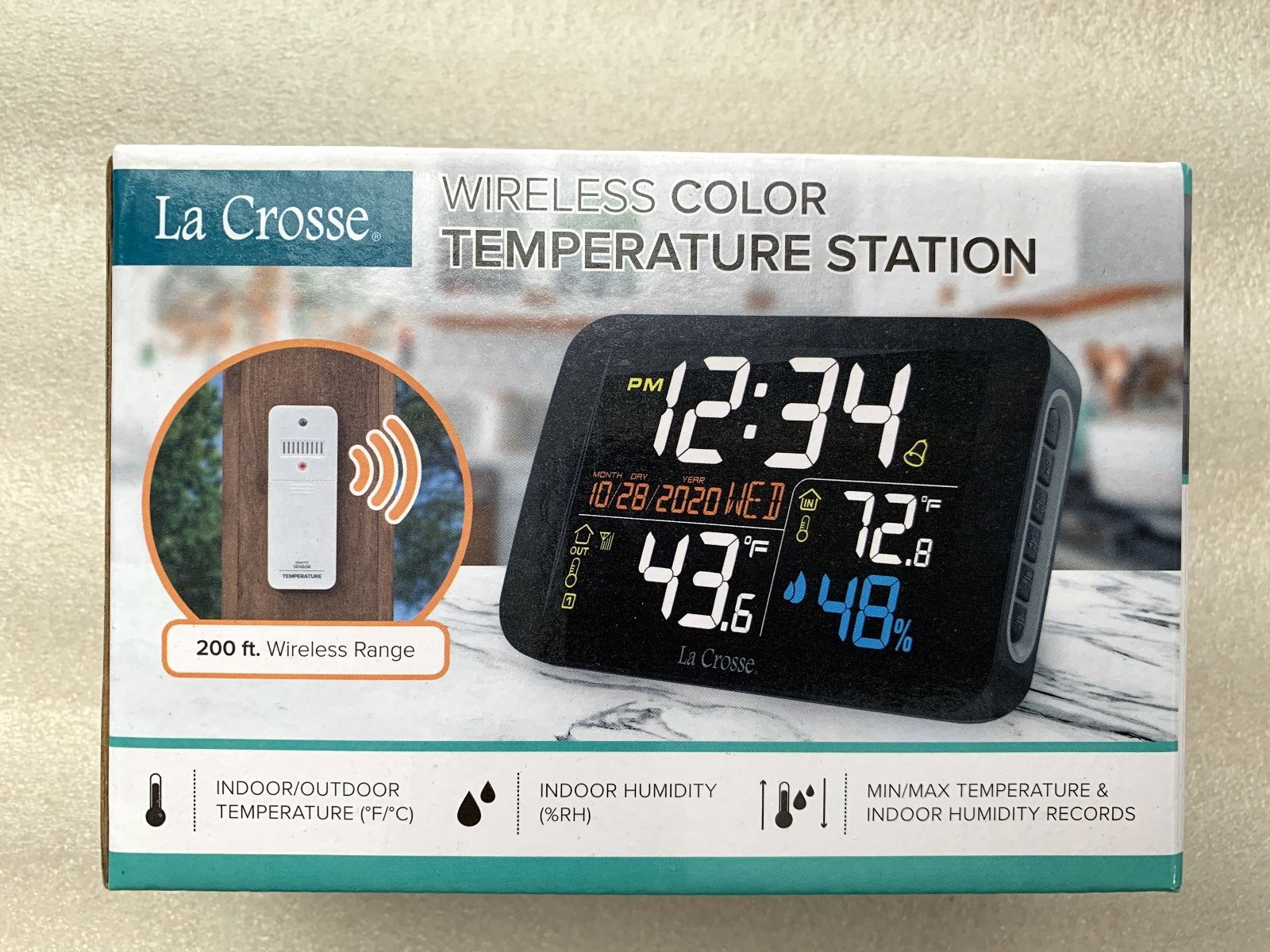 La Crosse Color Wireless Temperature Station