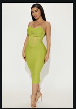Large lime Dress 