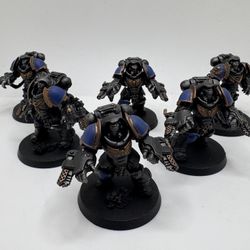 Warhammer 40K Space Marine Primaris Aggressors - Squad of 6 painted 