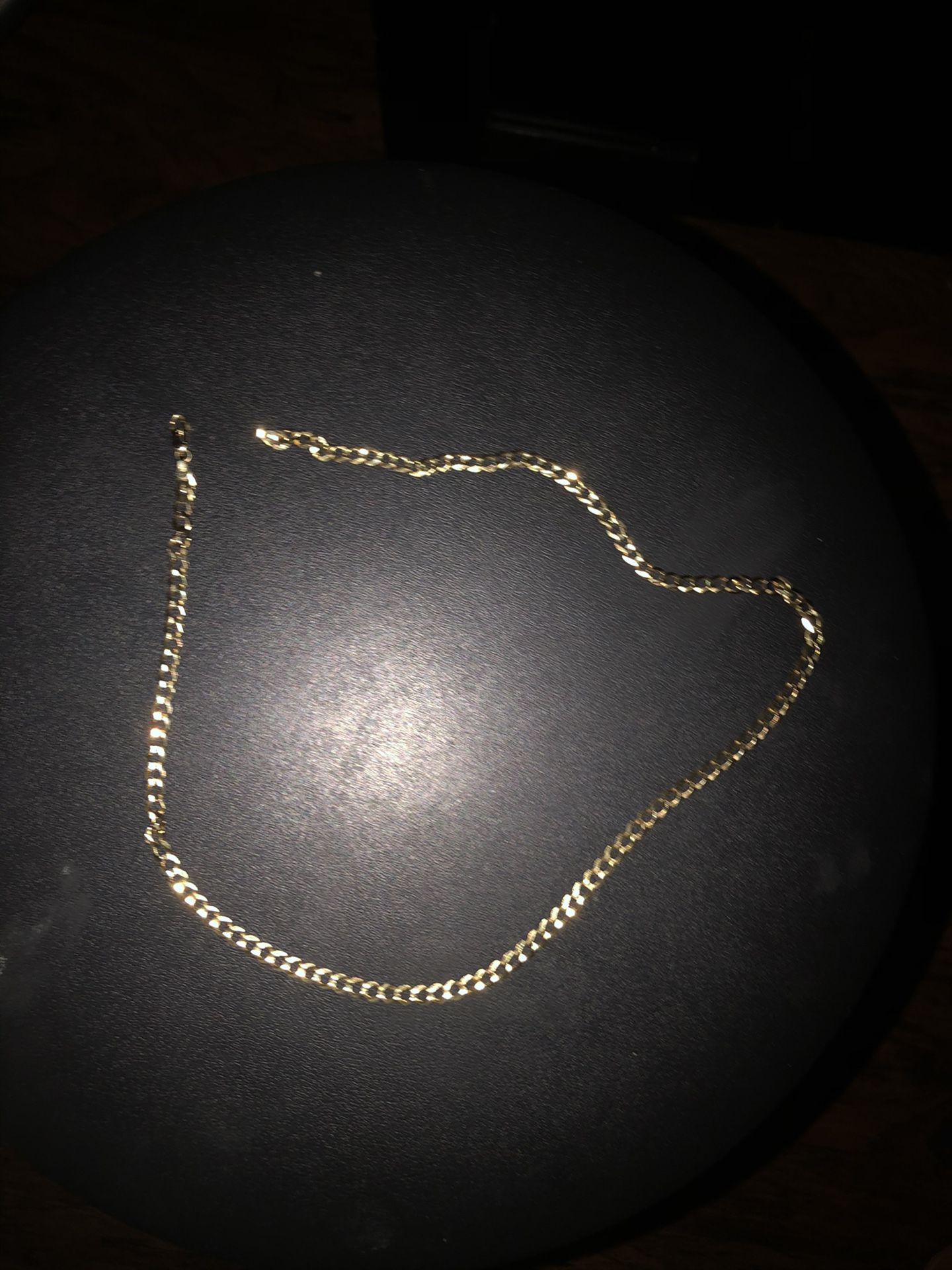 14K Gold Cuban Chain , 22”