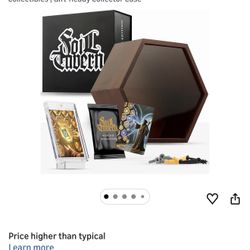 HexCase - Wooden Acrylic Hexagon Display Case for 1 Sports or TCG Trading Card or Mini Figure