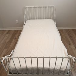 IKEA MINNEN Bed & HASVAG Mattress - Like New