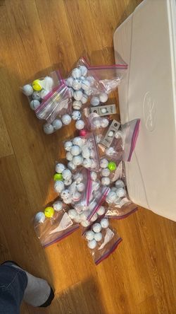 Large Lot of Used Golf Balls