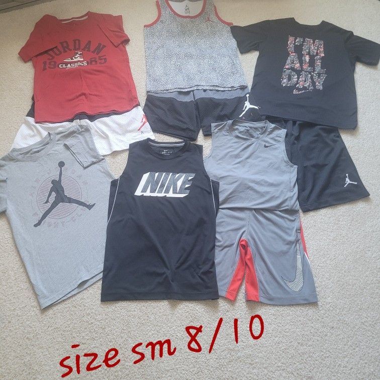 Nike And Jordan Boys Clothing Lot - Size 8/10