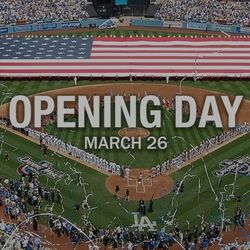 LOS ANGELES DODGERS OPENING DAY TICKETS 