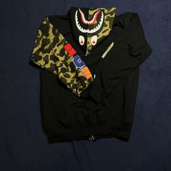 Half Camo Shark Bape