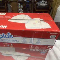NEW Huggies Plus Little Movers - Size 5 (156 Count) - 3 Unopened Boxes