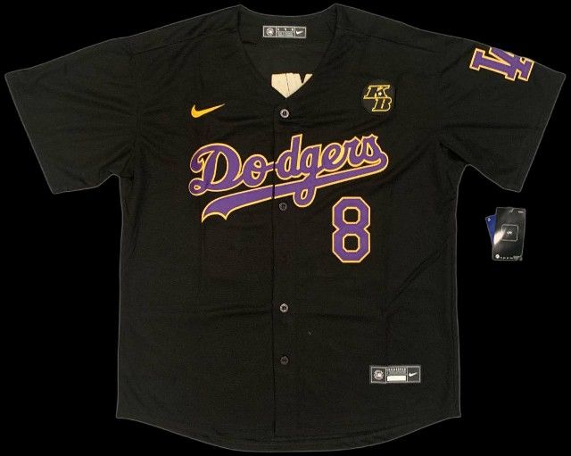 Kobe Bryant Lakers Baseball Edition Jersey Size Xl Size 2xl