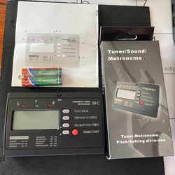 New Tuner Sound Metronome For Guitar, Bass, Violin, Cello