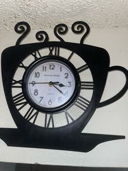 Coffee mug clock for sale