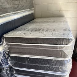 Twin Size Mattress 14” Inches Pillow Top Of High Quality Also Available in Full-Queen-King and Cali-King Same Day Delivery