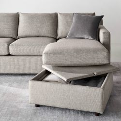 Crate and Barrel sectional