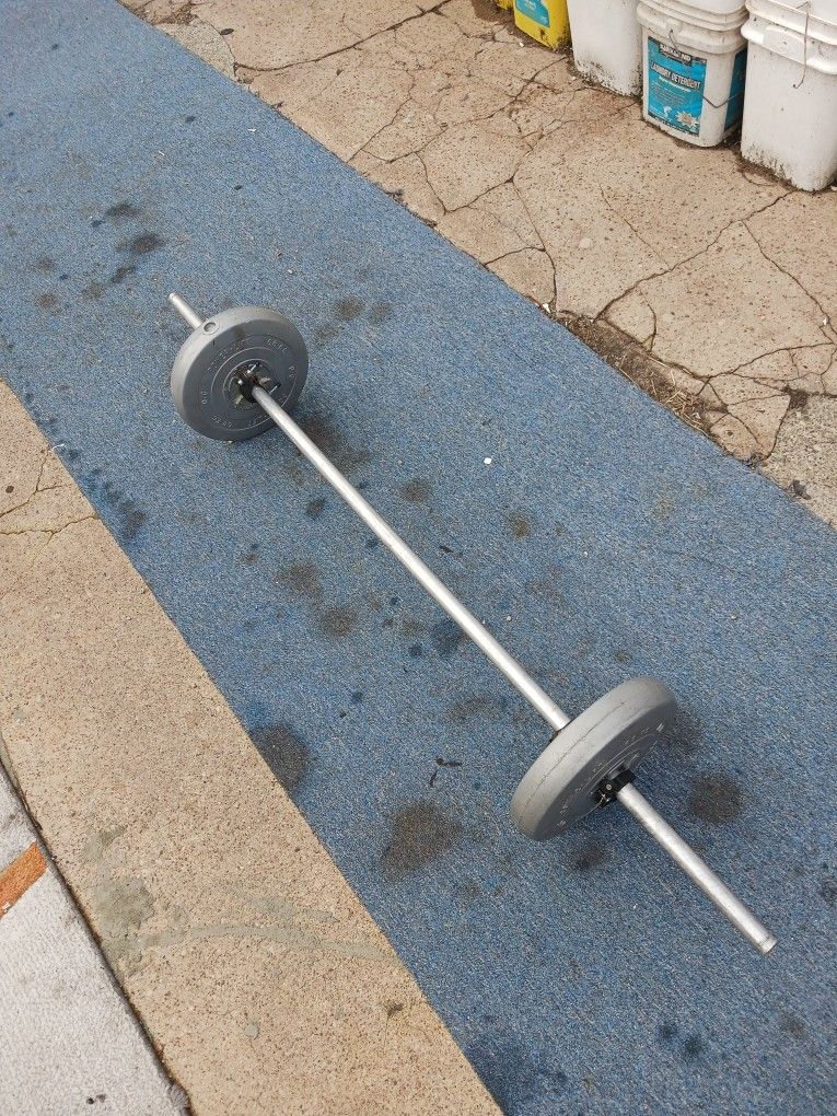 BARBELL 30 Lbs, 5' Feet Long