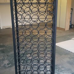 77 wine bottle metal rack $100