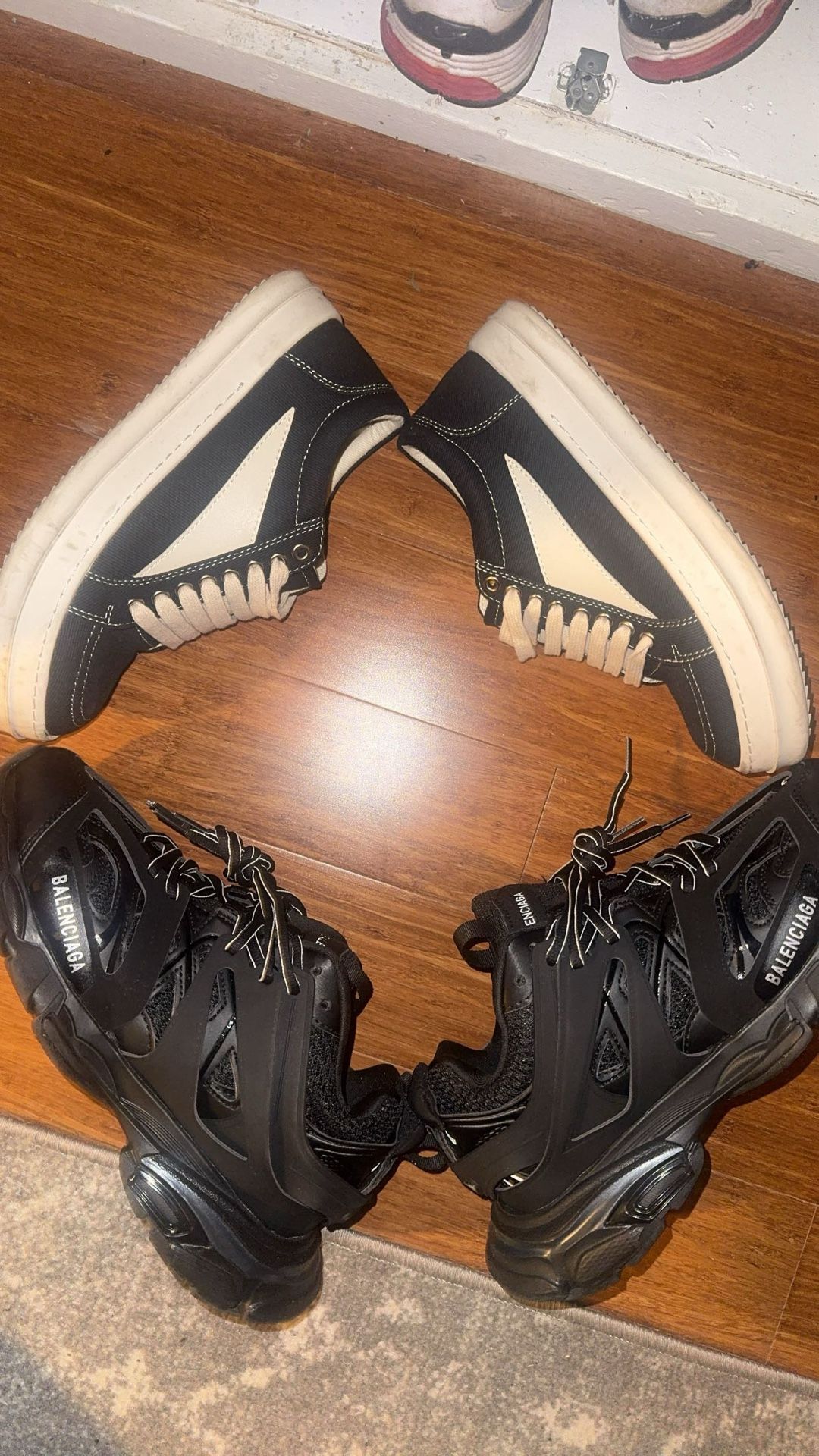 *BUNDLE DEAL* Rick Owen Vans + Balenciaga Tracks