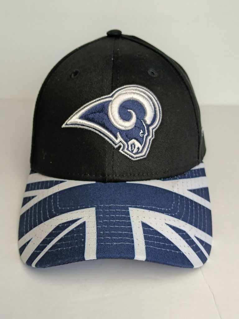 Los Angeles Rams Men's New Era Black/NavyUnion Jack 9FORTY Adjustable Hat