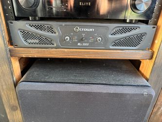 Crown xli3500 and 10” Monolith subwoofer