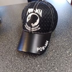 POW. MIA. NEVER WORN. LEATHER BILL 15 BUCKS