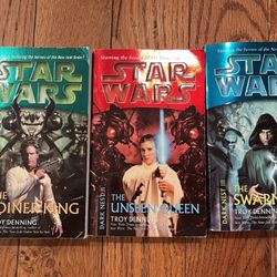 Star Wars Book Novel Saga Dark Nest Trilogy Paperback 3 Set Lot Vintage Y2K