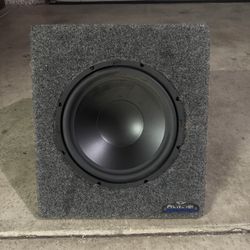 12" subwoofer with box