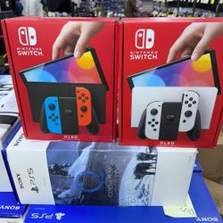 Nintendo Switch OLED Brand New Sealed With 1 Year Warranty 