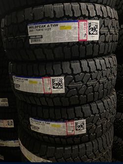 265/70/16 Falken Wildpeak AT4W New Tires