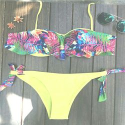 Yellow Floral Bikini