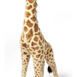 Melissa & Doug Giant Giraffe Stuffed Animal, Lifelike Plush Toy Stands Over 4-Feet Tall, Surface Washable Pretend Play Toddler Toys for Girls & Boys 3