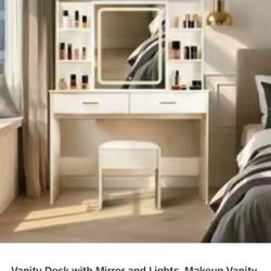 Vanity With Stool Included A