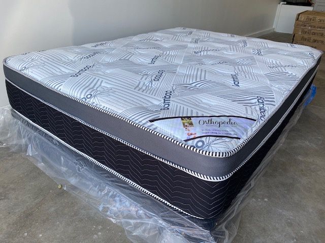 Full Ortho Bamboo Collection Pillow Top Mattress!