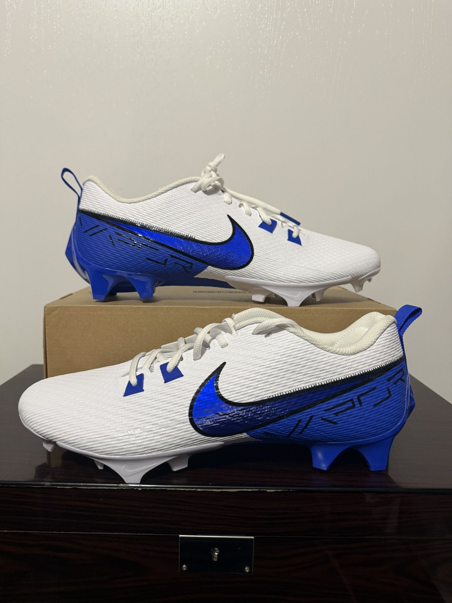 Nike Vapor Edge Speed 360 Football Cleats Blue White FN7764 108