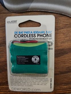 Cordless phone battery