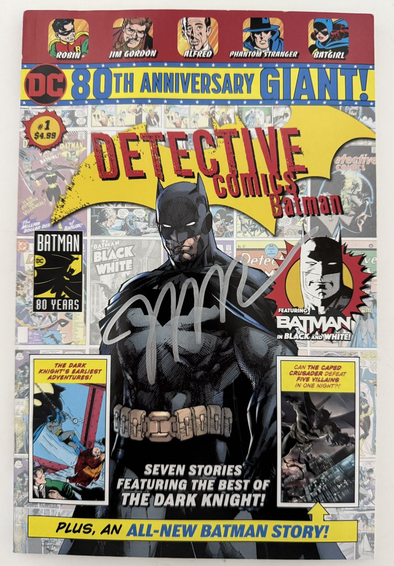 SIGNED Detective Comics Batman - Walmart 80th Anniversary Giant - SIGNED by Jim Lee