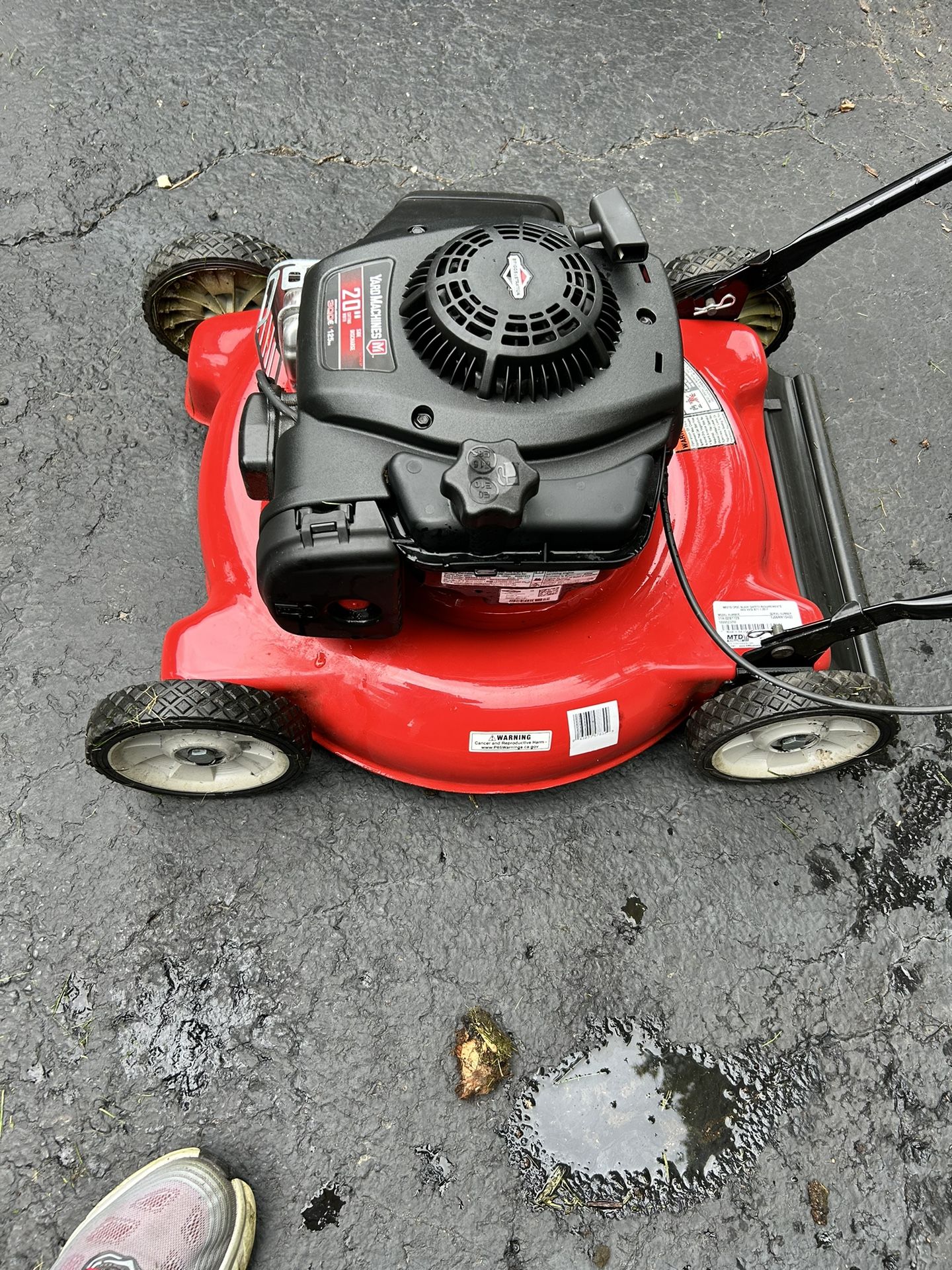 Lawn Mower Gas
