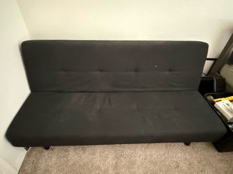 Black futon