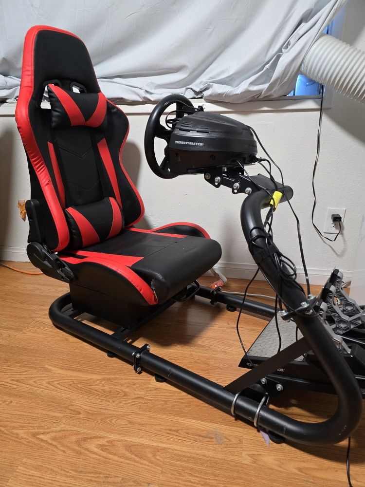Sim Racing Cockpit With Seat