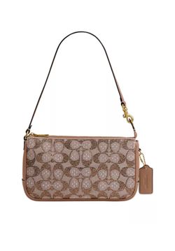 Coach Mini Crystal Signature Jacquard Shoulder Bag