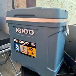 Igloo 30-Quart Cooler, Ice Blue 