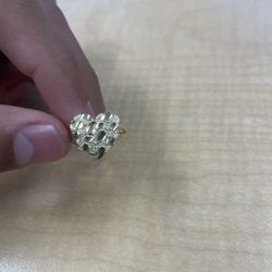 14k Nugget Heart Ring 6 