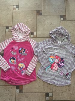 Girls Long Sleeves Hoodie Tshirt Bundle