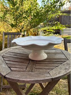White Dessert Platter Stand