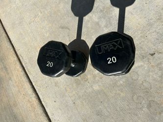 U max 20lb Dumbbells
