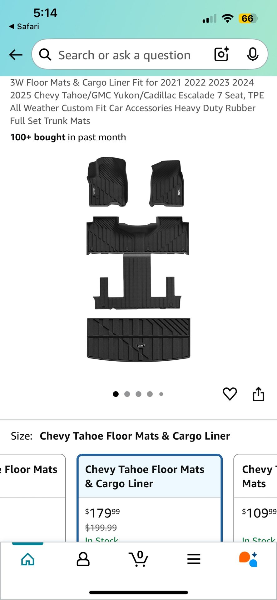 Floor Mats & Cargo Liner Fit for 2021-2025 - Tapetes Nuevos - Set Completo