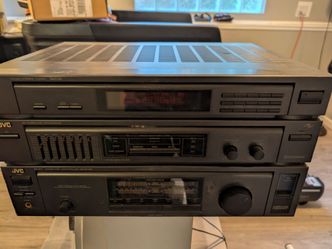 JVC Stereo Component Stack – Tuner, Processor & Receiver