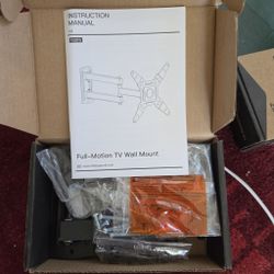 Full-Motion TV Wall Mount PSSF5 — VESA 200x200, Up to 44 lbs, New in Box