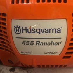 Husqvarna 455 Rancher XT  56 cc bar 24 inches