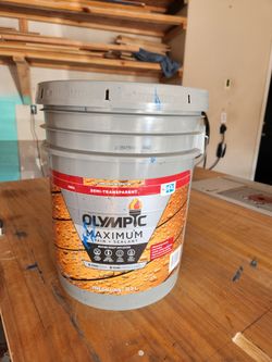 Olympic
Maximum 5 gal. ST-2005 Cedar Natural Tone Semi-Transparent Exterior Stain and Sealer in One Low VOC
