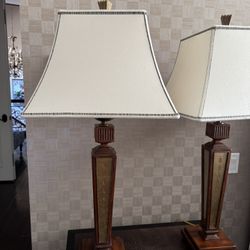 2 Sets Of Lamps All 4  Items 125$ Or Separate 90$ + 60$