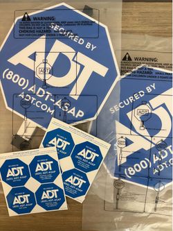 ADT Security Yard Sign & Window Sticker